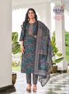 Seerat Vol 14 By Radhika Rayon Printed Kurti With Bottom Dupatta 